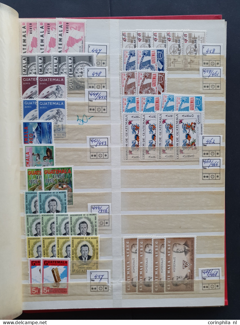 1870/2000c. stock mainly */** including a large number (better) Guatemala stamps El Salvador, Costa Rica, Argentina, Bol