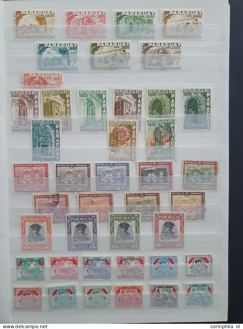 1870/2000c. used and */** collections Paraguay, Argentina, Brazil, Mexico, Nicaragua, Honduras, Cuba, Ecuador, Guatemala