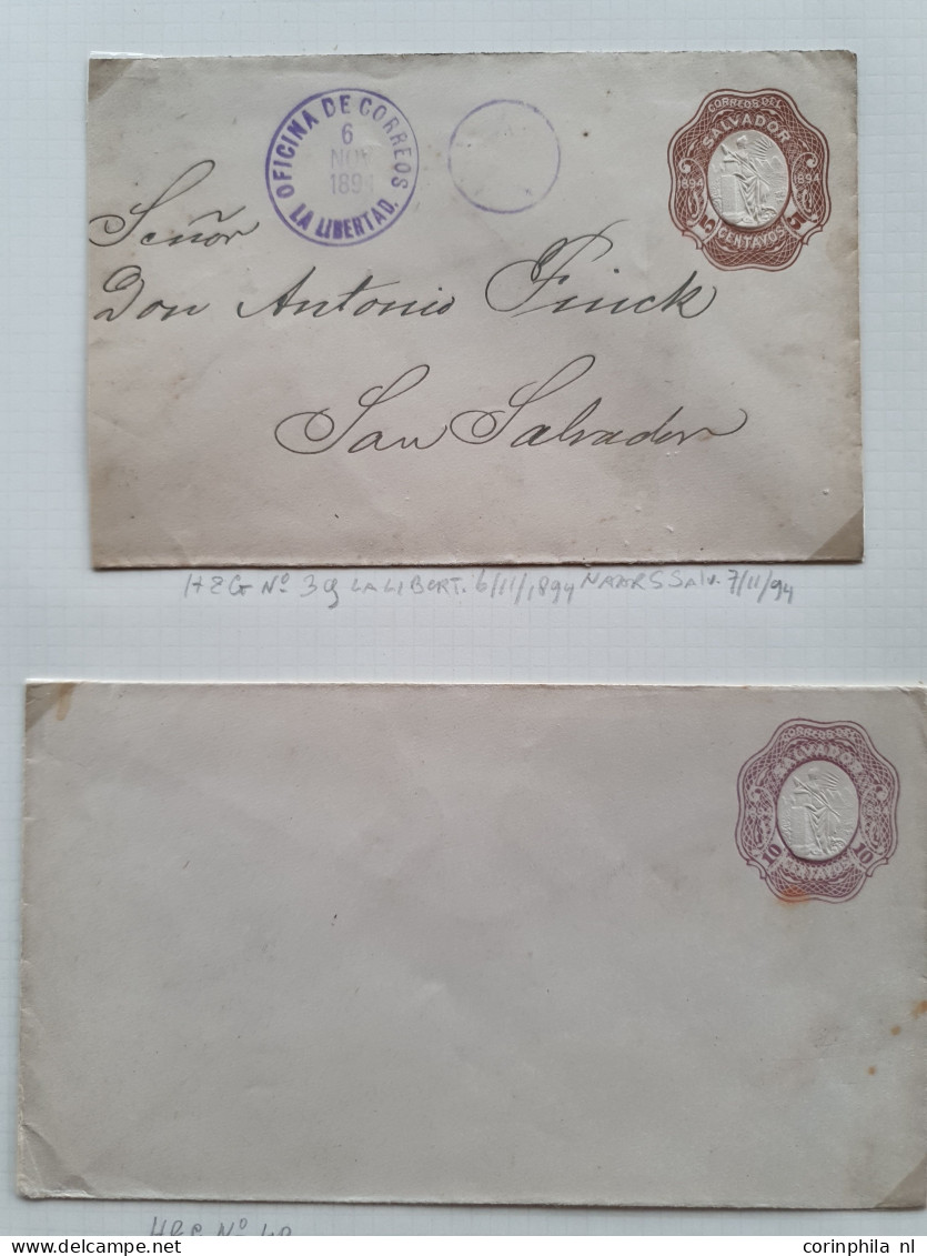 Cover 1882/1905, collection postal cards and postal stationary (approx. 60) including many better items including foreig