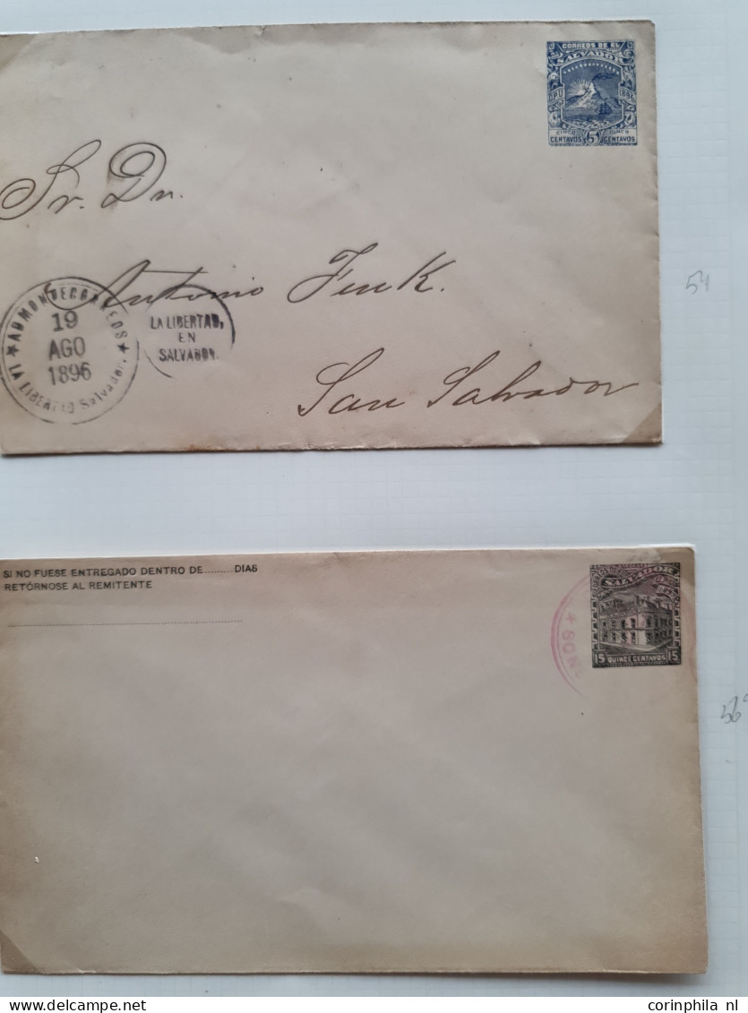 Cover 1882/1905, collection postal cards and postal stationary (approx. 60) including many better items including foreig