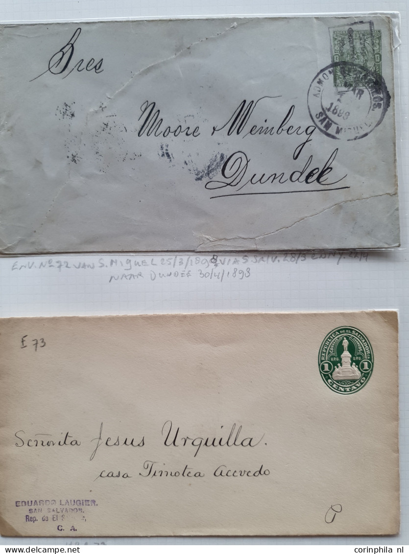 Cover 1882/1905, collection postal cards and postal stationary (approx. 60) including many better items including foreig