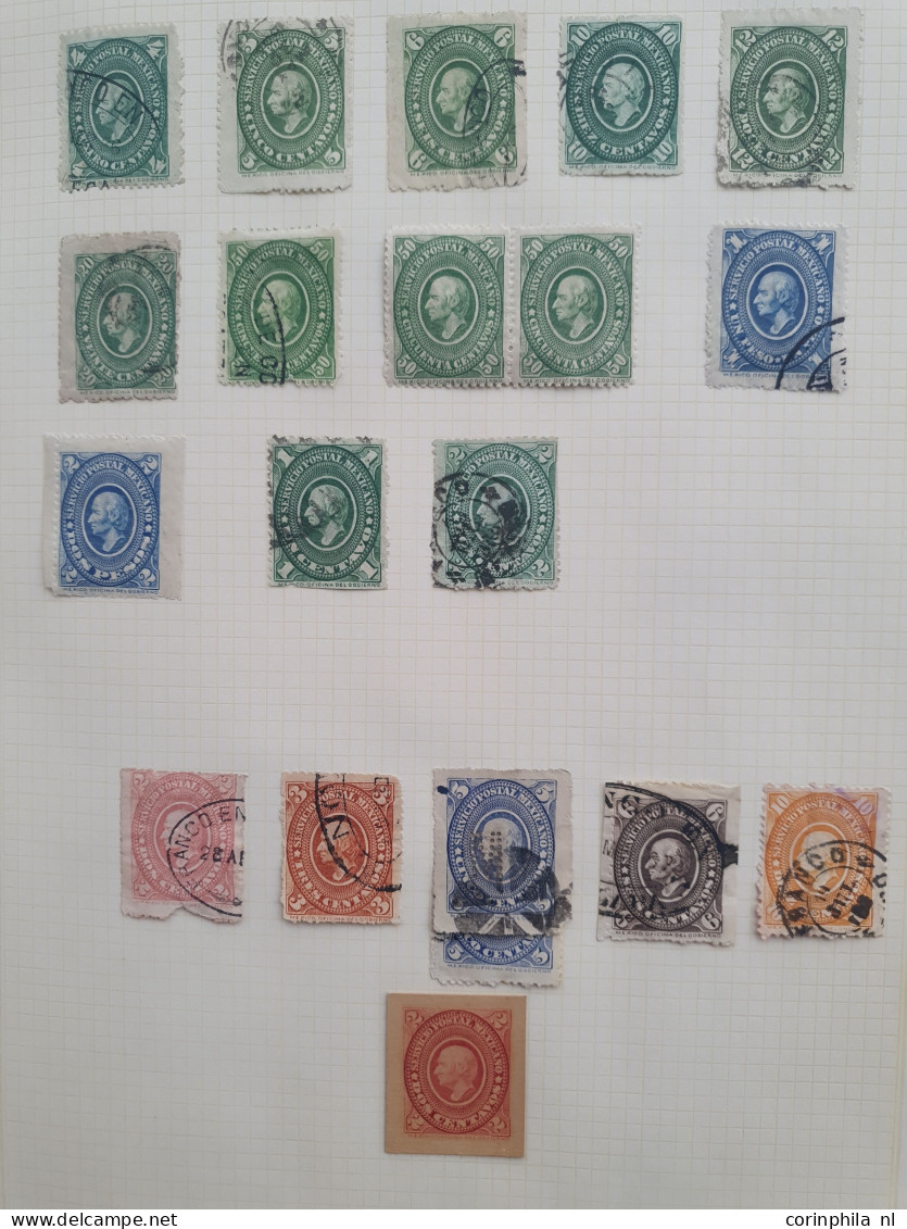 1856-1956, collection used and * with better stamps and sets in binder