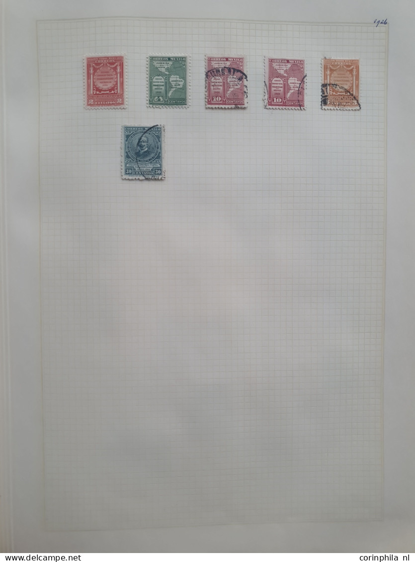 1856-1956, collection used and * with better stamps and sets in binder