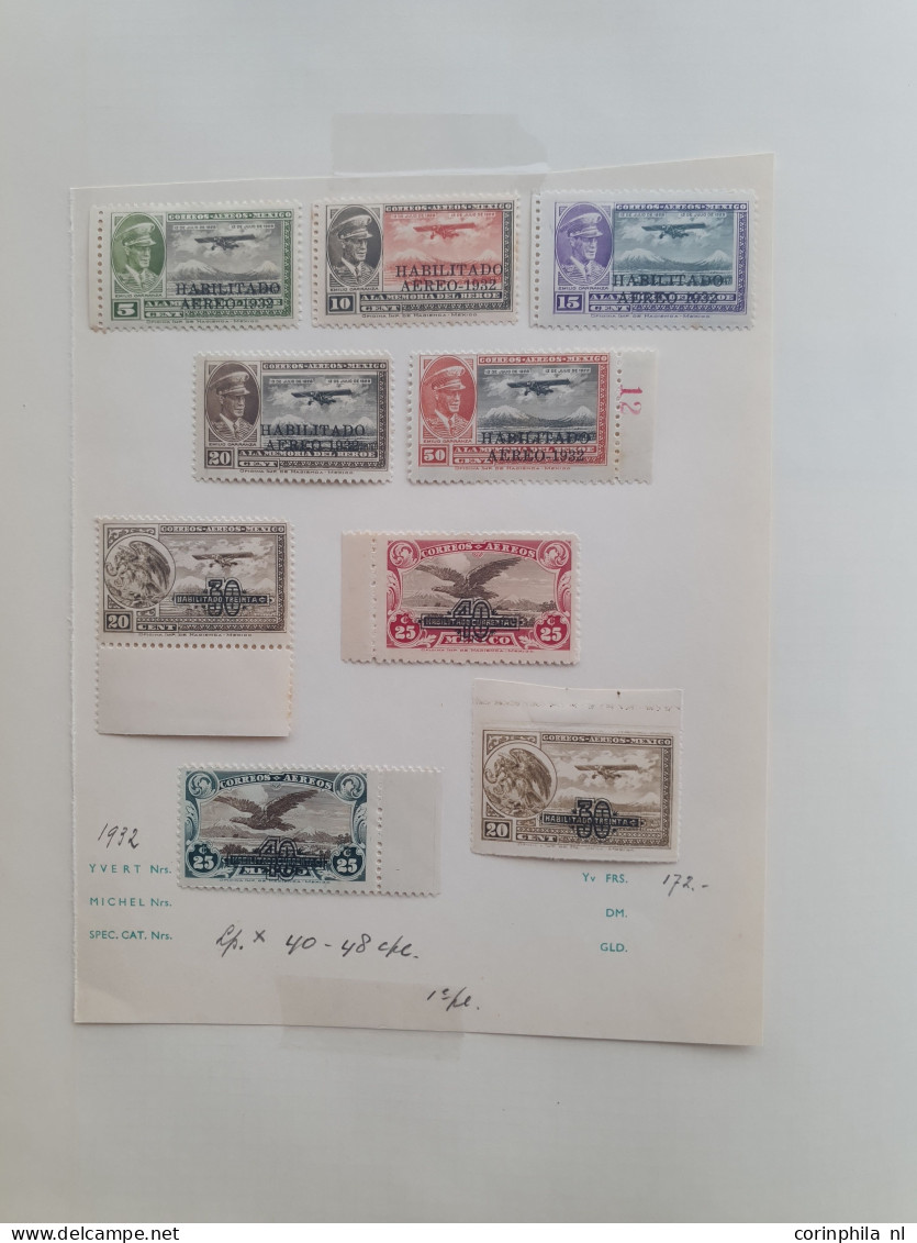 1856-1956, collection used and * with better stamps and sets in binder