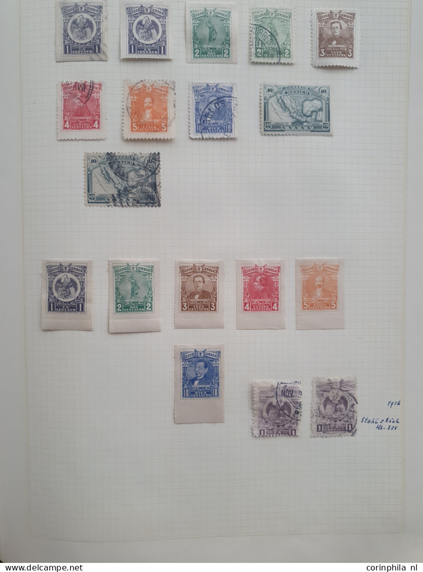 1856-1956, collection used and * with better stamps and sets in binder