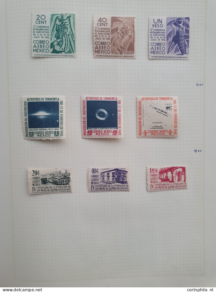 1856-1956, collection used and * with better stamps and sets in binder