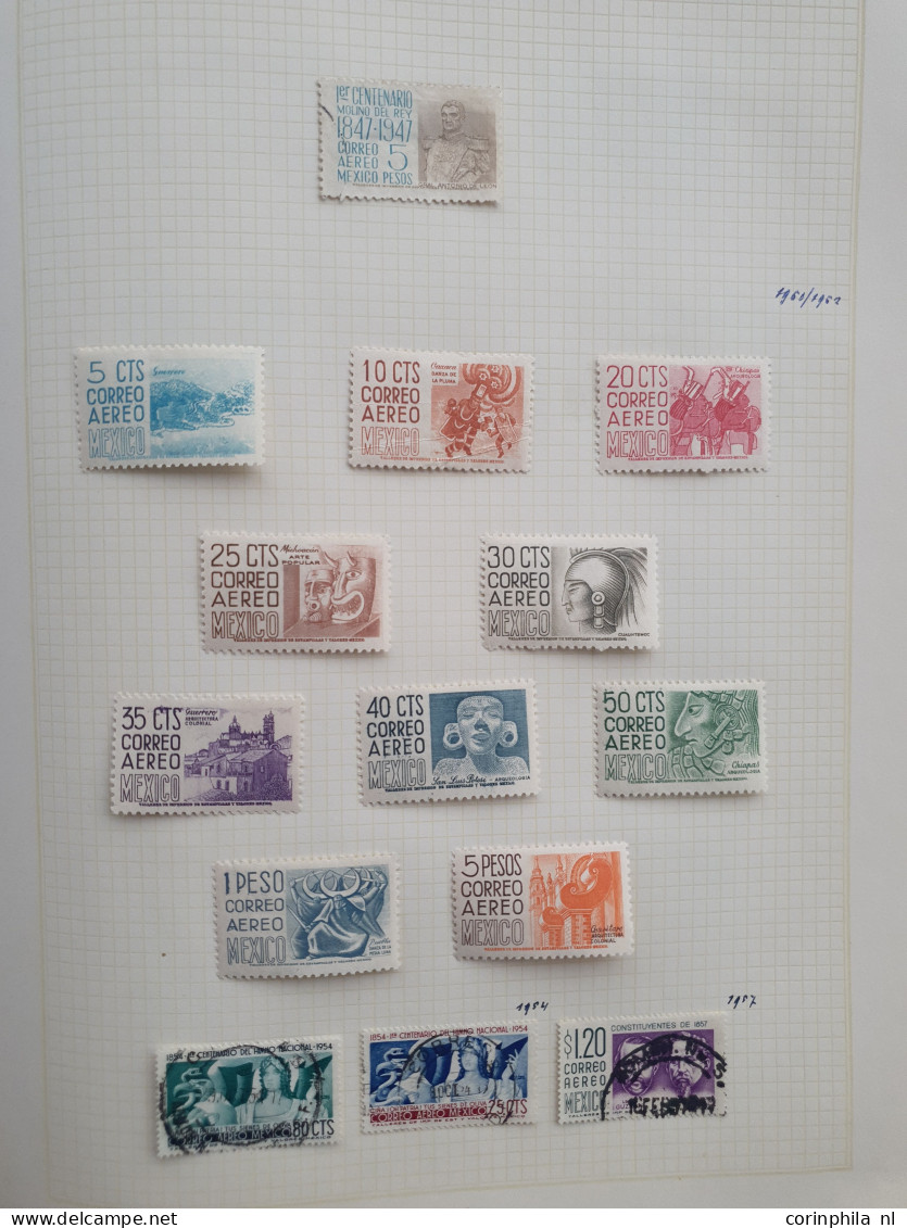 1856-1956, collection used and * with better stamps and sets in binder
