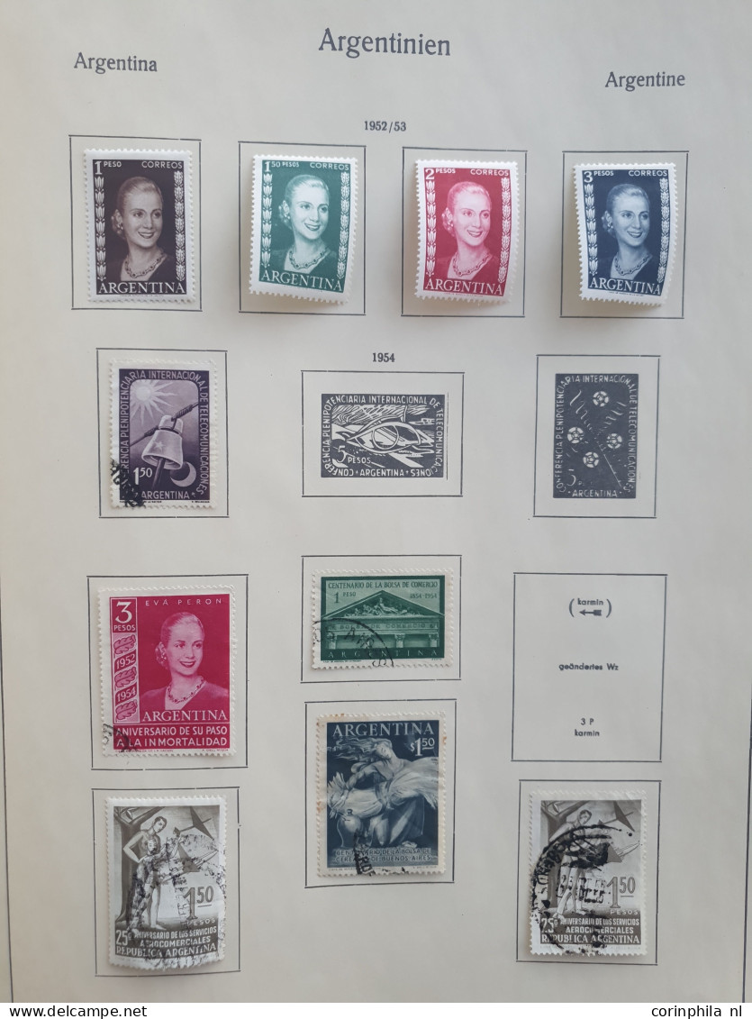 1858-1958, collection used and */** with many better stamps and sets in KaBe album