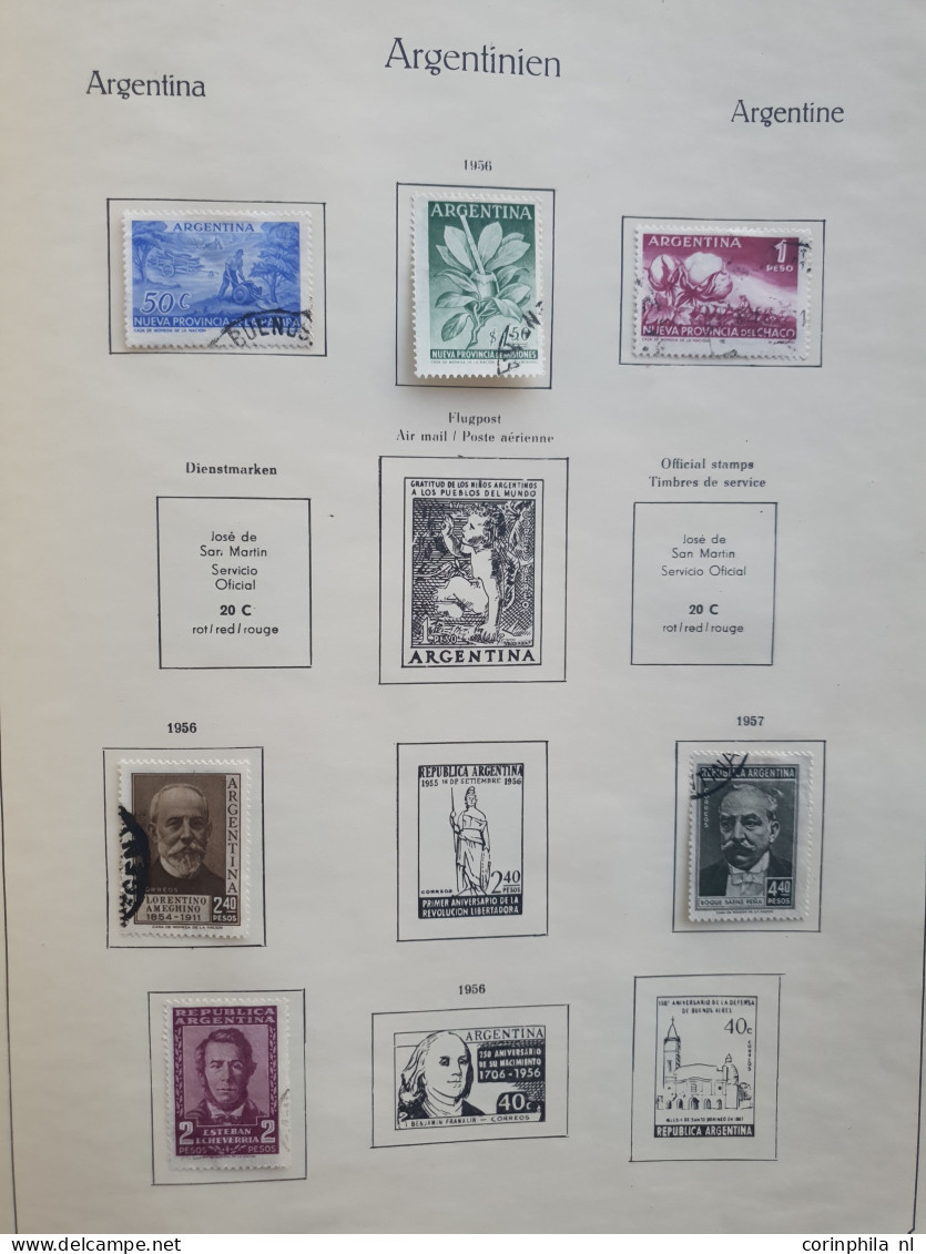 1858-1958, collection used and */** with many better stamps and sets in KaBe album