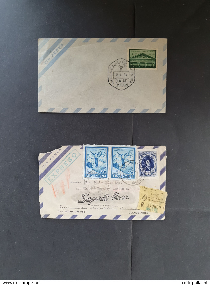 Cover 1872c. onwards collection postal history (approx 200 items) including (registered) airmail covers, postal stationa