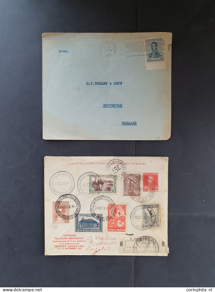 Cover 1872c. onwards collection postal history (approx 200 items) including (registered) airmail covers, postal stationa