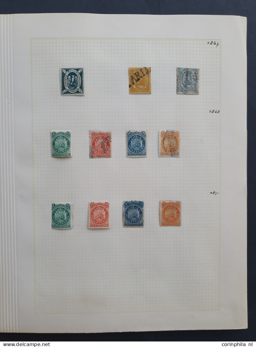 1867-1957, collection used and * with better Airmail sets on album leaves in folder