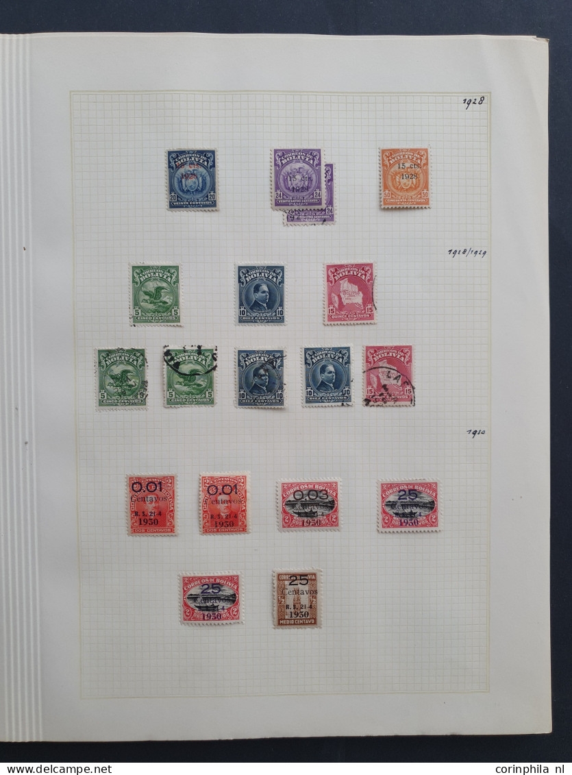 1867-1957, collection used and * with better Airmail sets on album leaves in folder