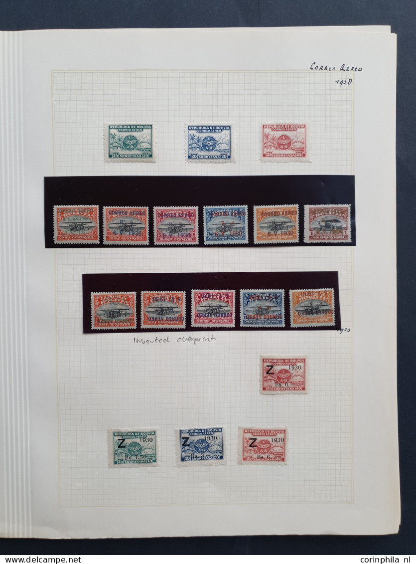 1867-1957, collection used and * with better Airmail sets on album leaves in folder