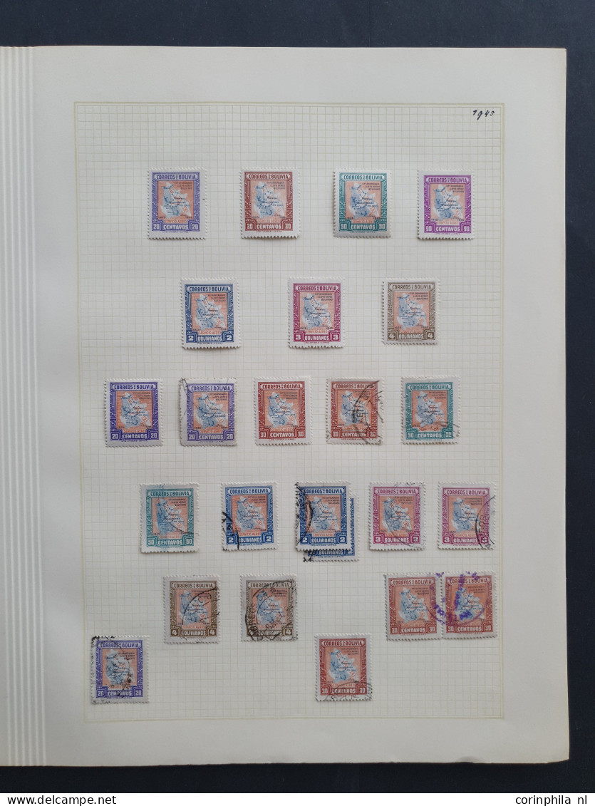 1867-1957, collection used and * with better Airmail sets on album leaves in folder