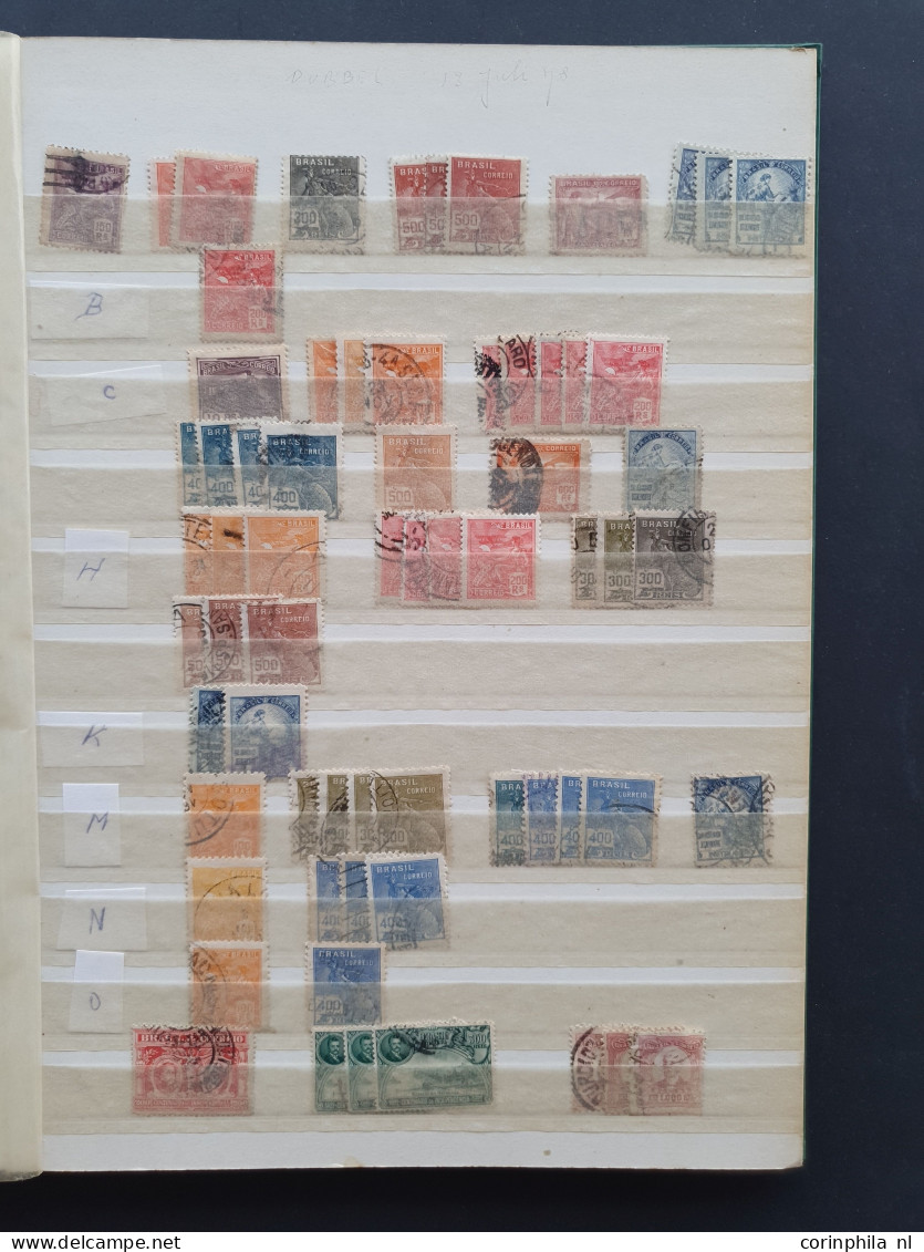 1843-1990 Ca., Stock Mainly Used With Many Classics In 6 Stockbooks - Altri & Non Classificati