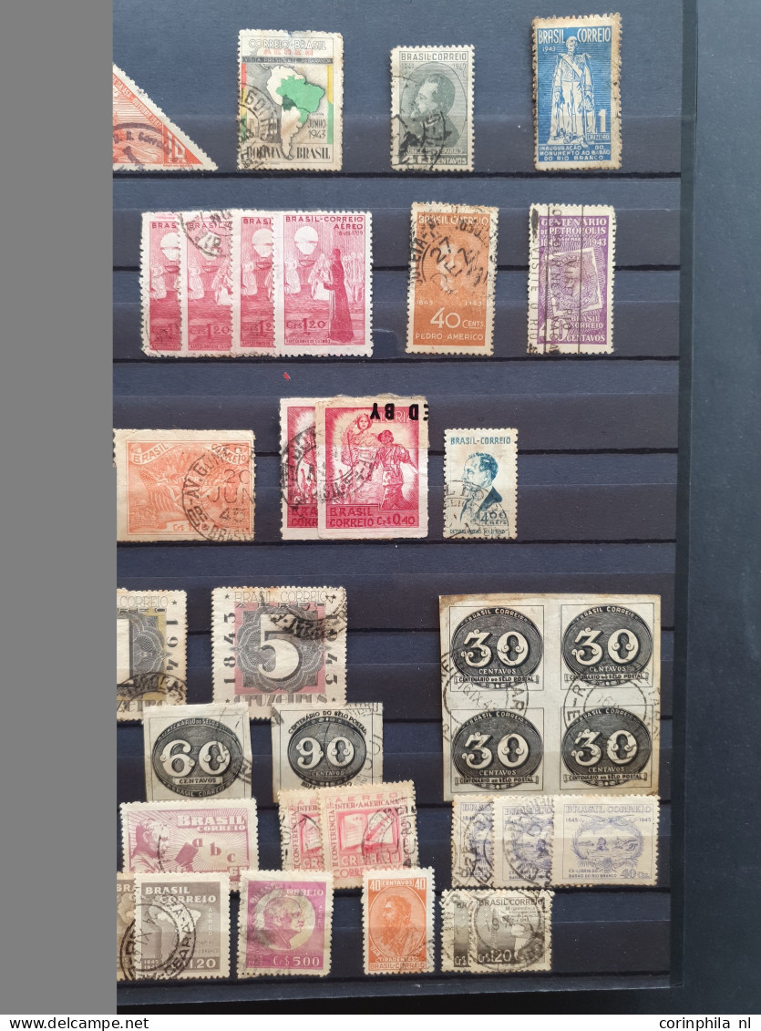 1843-1990 ca., stock mainly used with many classics in 6 stockbooks