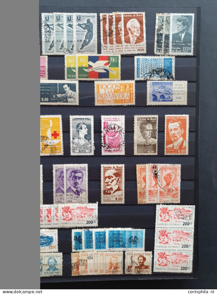 1843-1990 ca., stock mainly used with many classics in 6 stockbooks