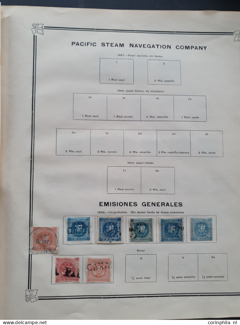 1858-1951, Collection Mainly Used With Many Better Stamps, Varieties, Arequipa, Local Post, Chilean Occupation Etc. In I - Peru