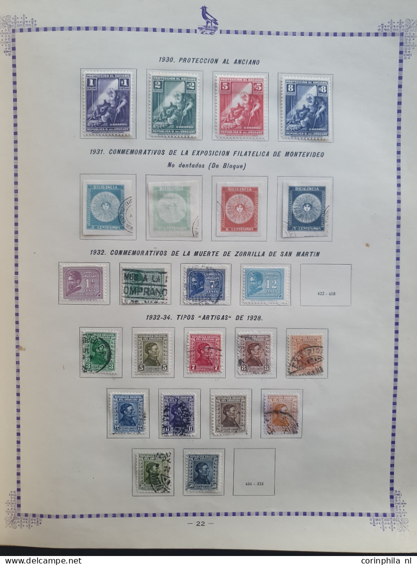 1858-1959, collection used and */** with some better stamps and sets in Sapere album