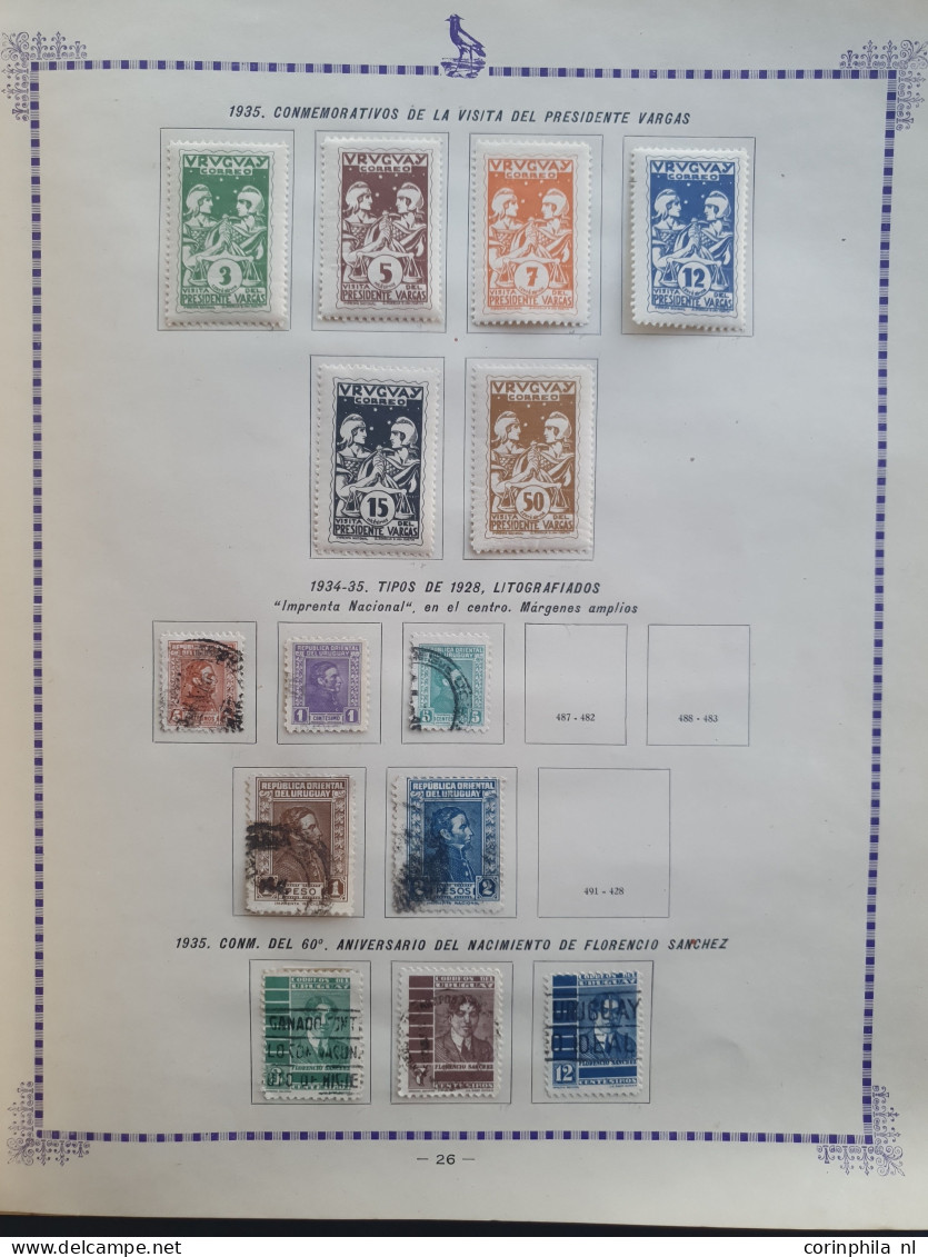 1858-1959, collection used and */** with some better stamps and sets in Sapere album