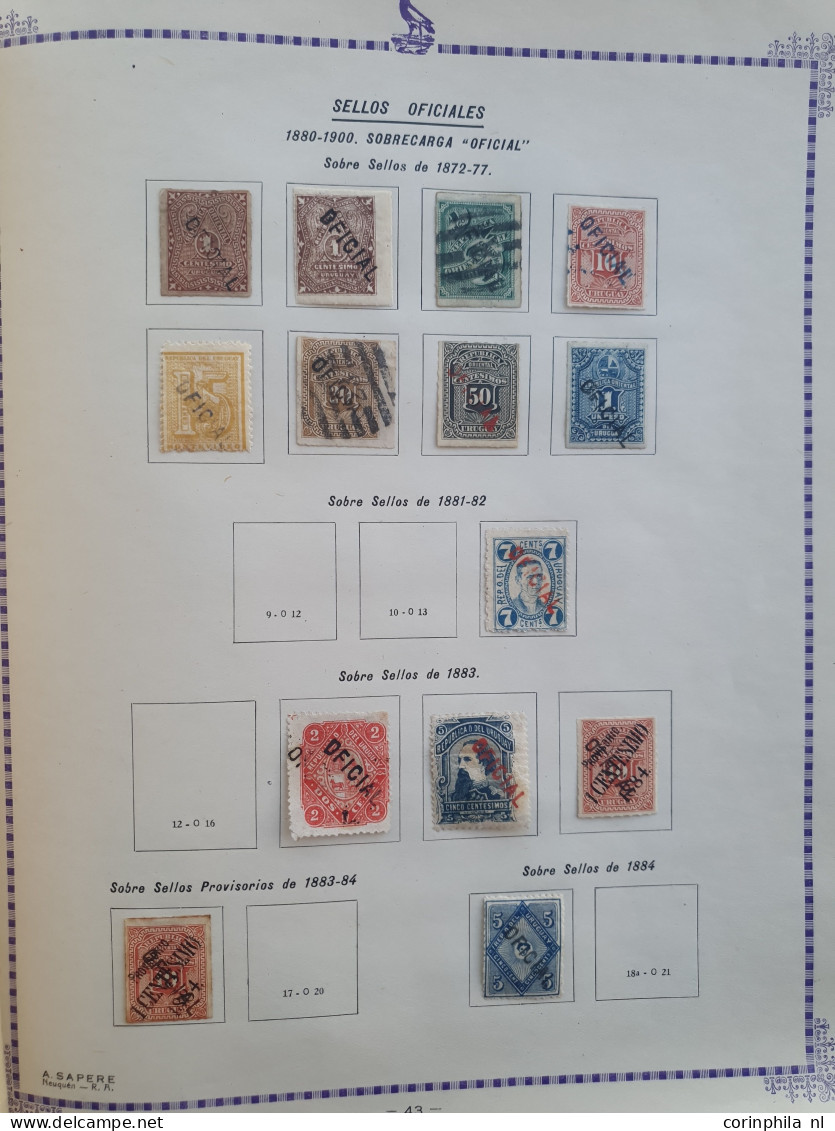 1858-1959, collection used and */** with some better stamps and sets in Sapere album