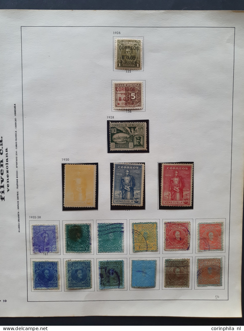 1859-1985, nearly complete collection used and unused with duplicates and pairs in the classic part, Airmail almost comp