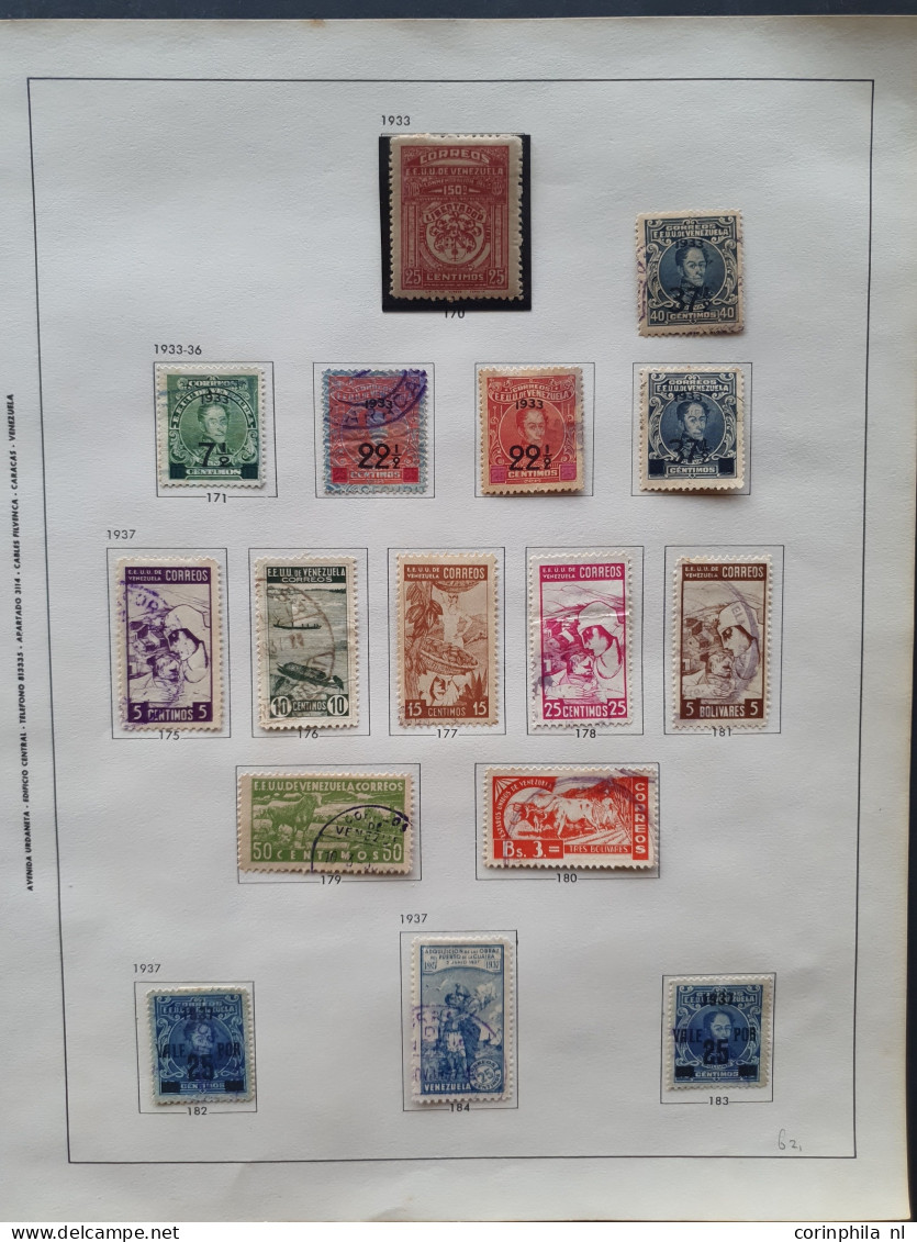 1859-1985, nearly complete collection used and unused with duplicates and pairs in the classic part, Airmail almost comp