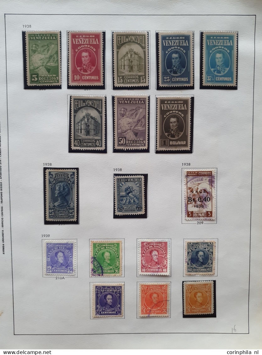 1859-1985, nearly complete collection used and unused with duplicates and pairs in the classic part, Airmail almost comp