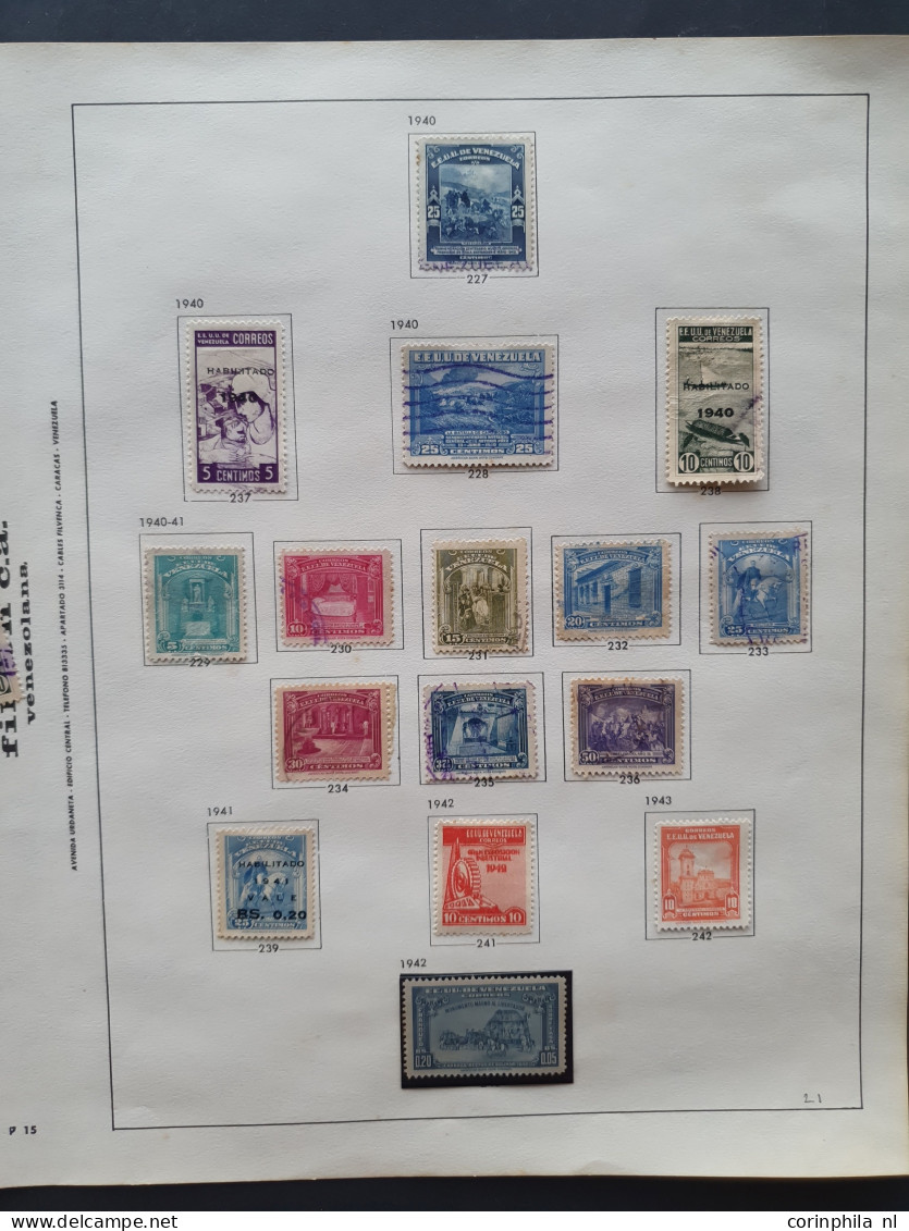 1859-1985, nearly complete collection used and unused with duplicates and pairs in the classic part, Airmail almost comp