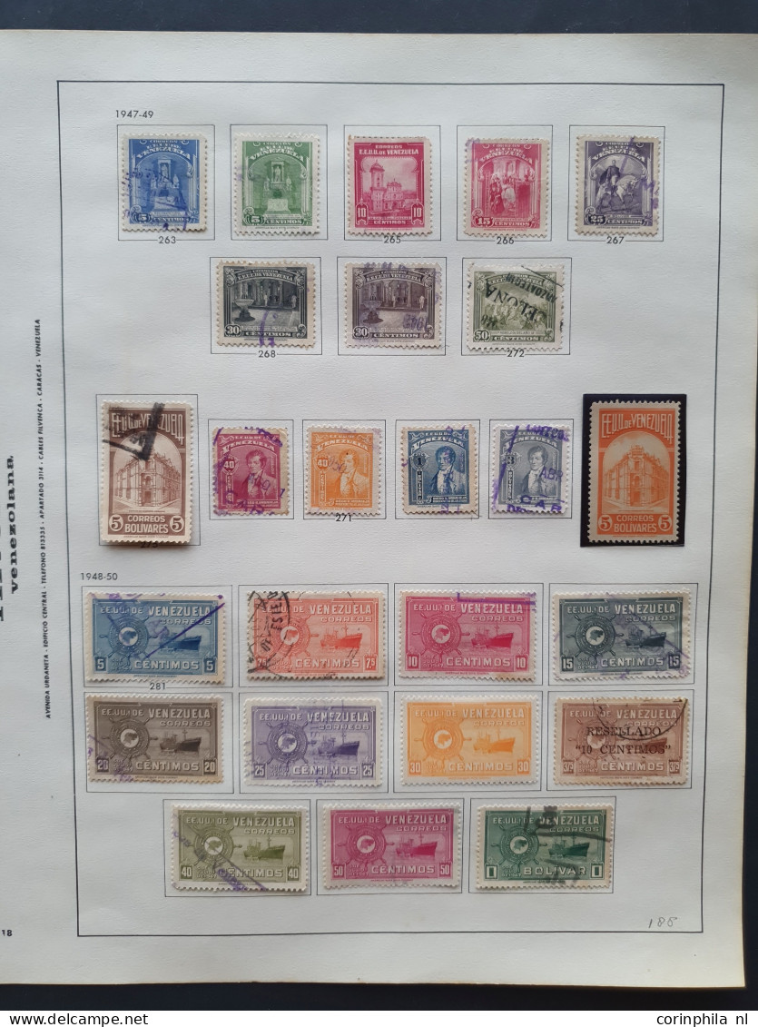 1859-1985, nearly complete collection used and unused with duplicates and pairs in the classic part, Airmail almost comp