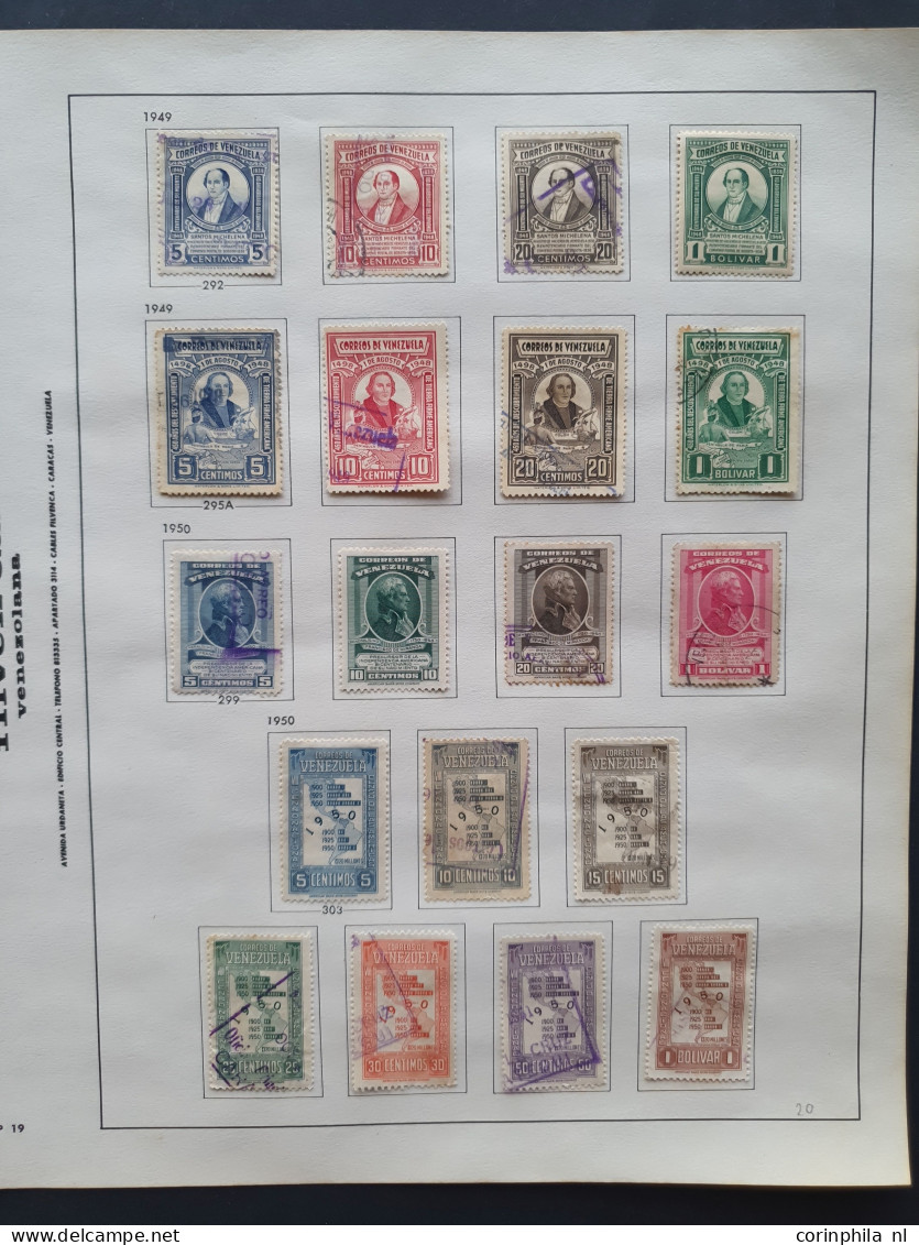 1859-1985, nearly complete collection used and unused with duplicates and pairs in the classic part, Airmail almost comp