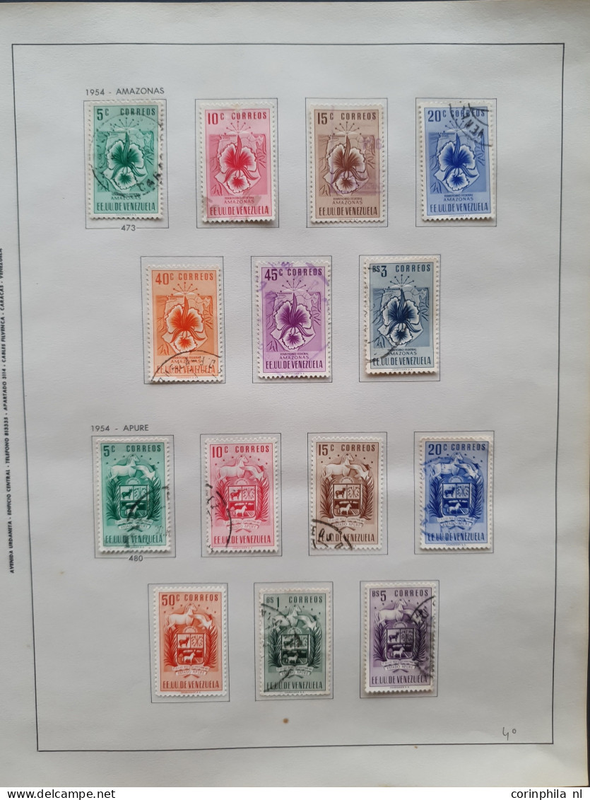 1859-1985, nearly complete collection used and unused with duplicates and pairs in the classic part, Airmail almost comp