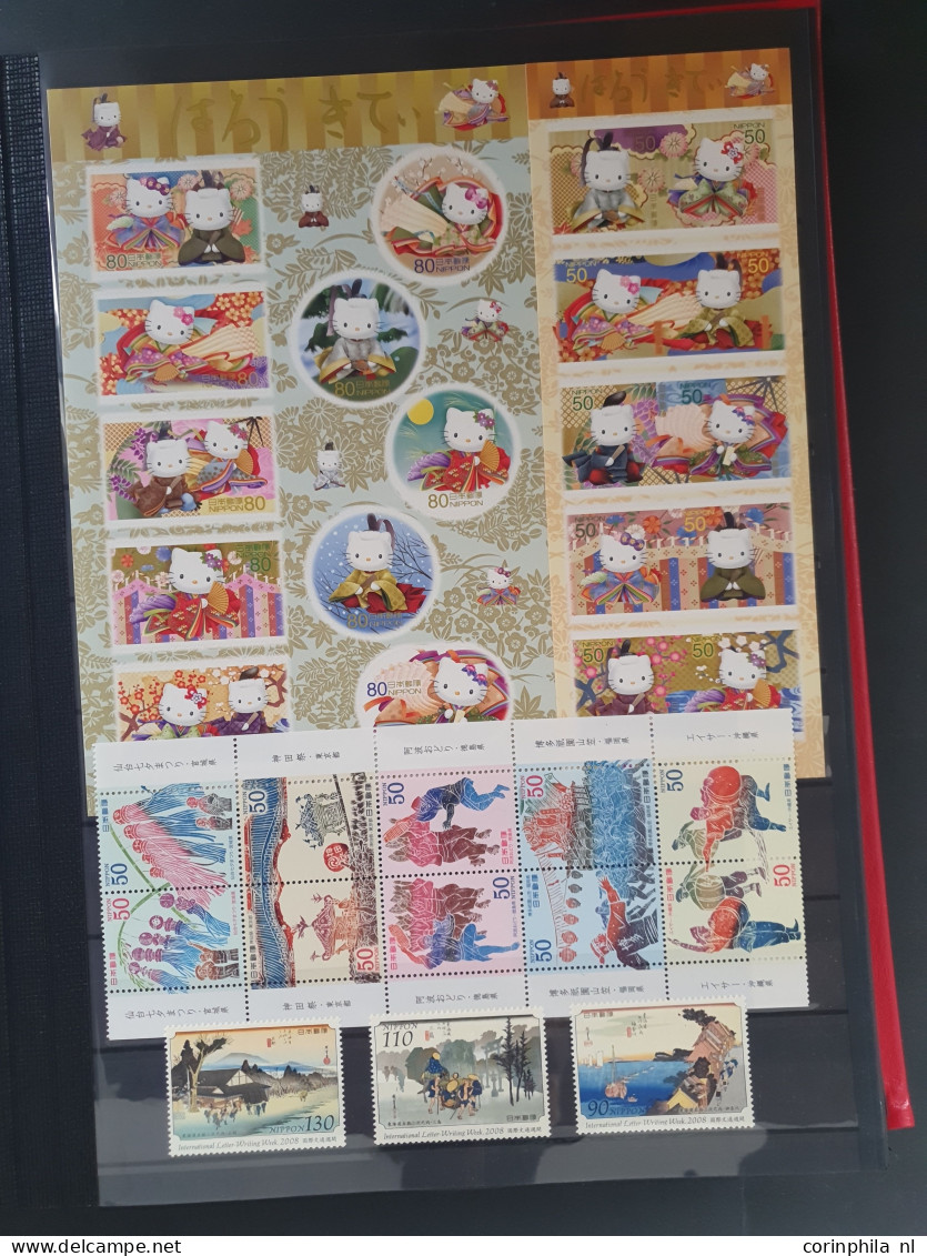 2002/2010 collection mostly ** with many miniature sheets, high face value! in stockbook