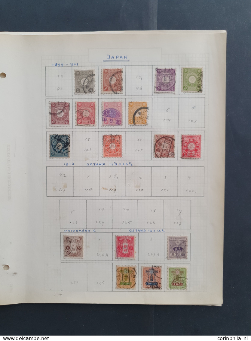 1876-1950 Ca. Mainly Older Material Om Album Leaves, In Glassines Etc. In Folder - Other & Unclassified