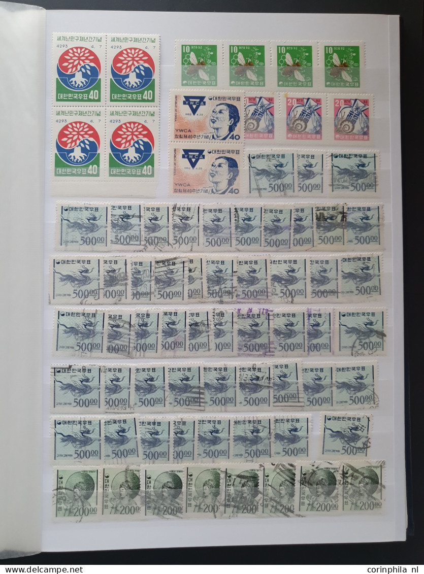 1948 onwards stock mostly ** with a large quantity of miniature sheets, sheet parts and complete sheets with many better