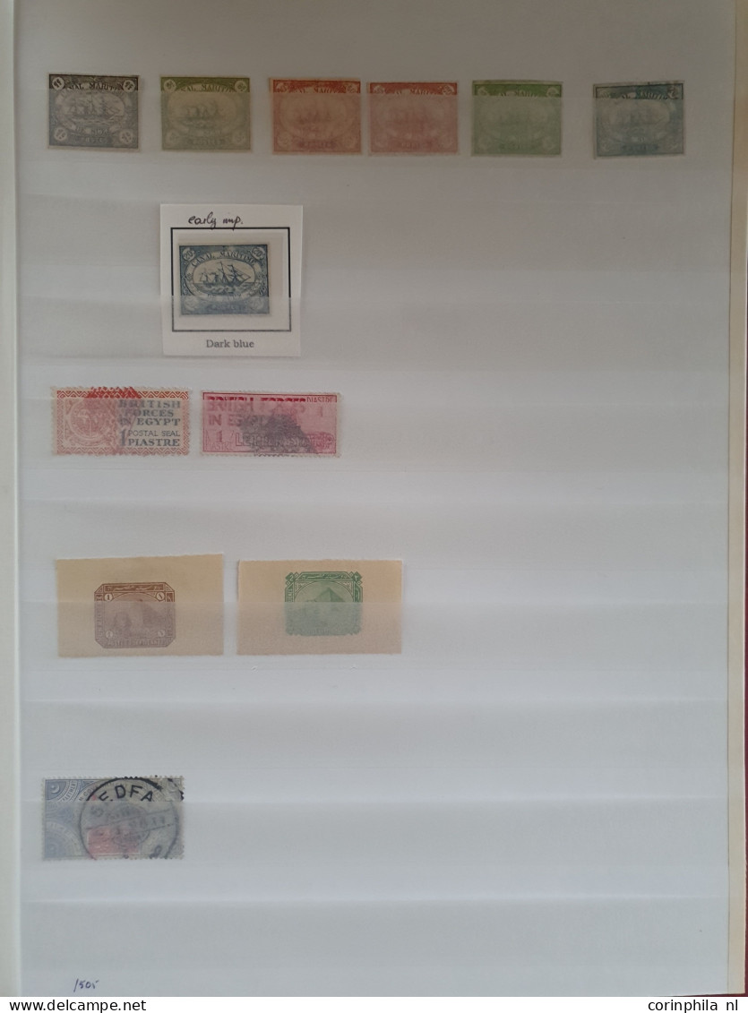 1866 onwards collection including Iraq, Persia (incl. 1930 airmail set *), Saudi Arabia (incl. proof and Hejaz railway r