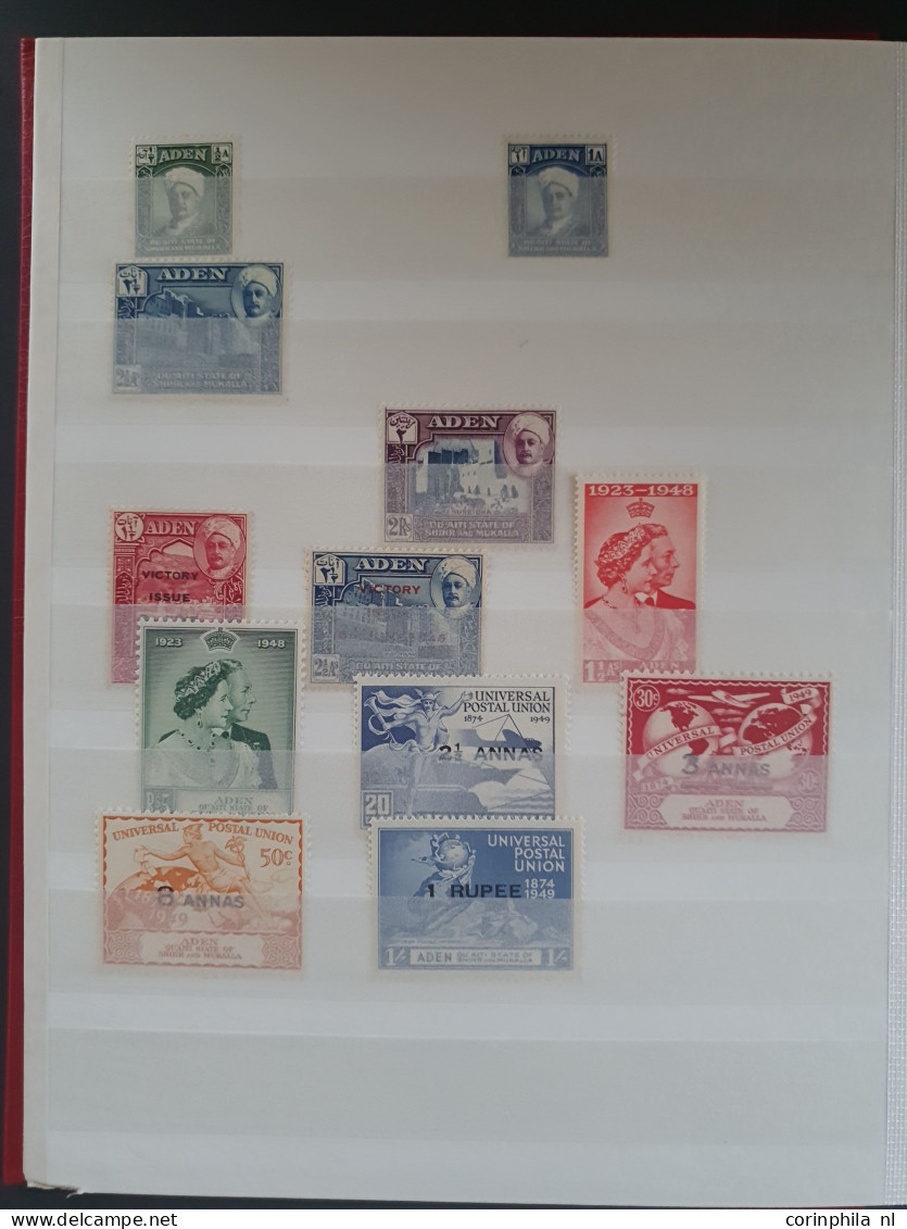 1866 onwards collection including Iraq, Persia (incl. 1930 airmail set *), Saudi Arabia (incl. proof and Hejaz railway r