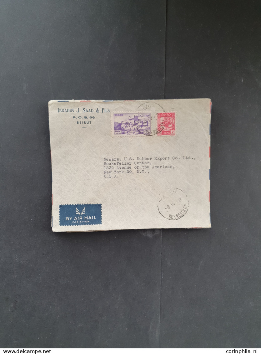 Cover , Airmail 1890/2000c, including Iraq (large number of covers (approx. 300) including issues under British mandate,