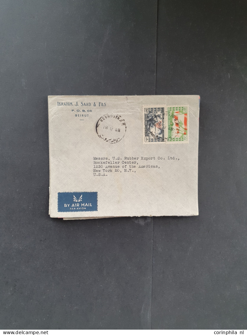 Cover , Airmail 1890/2000c, including Iraq (large number of covers (approx. 300) including issues under British mandate,