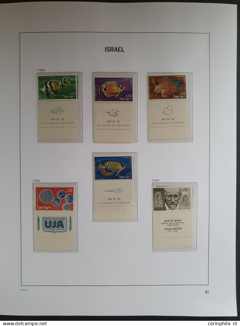 1948-1964, collection ** with a.o. New Year, Insignia,, Negev Camel, Menora, Anti Hunger sheet, Airmail (Birds) etc. in 