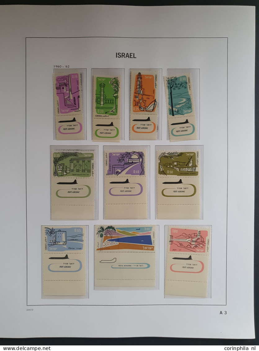 1948-1964, collection ** with a.o. New Year, Insignia,, Negev Camel, Menora, Anti Hunger sheet, Airmail (Birds) etc. in 