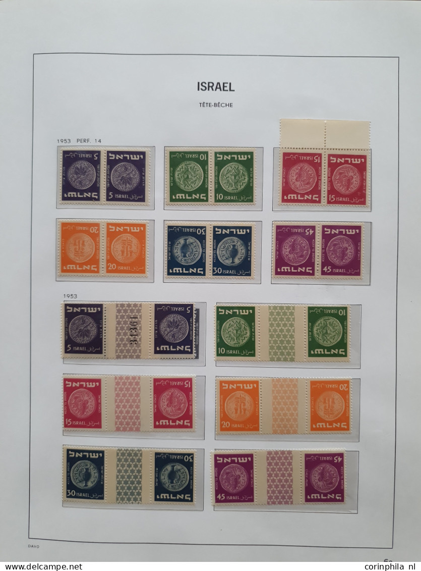 1948-1985, collection used and */** with a.o. Mi. nrs. 7-9 (without tab) in Davo album