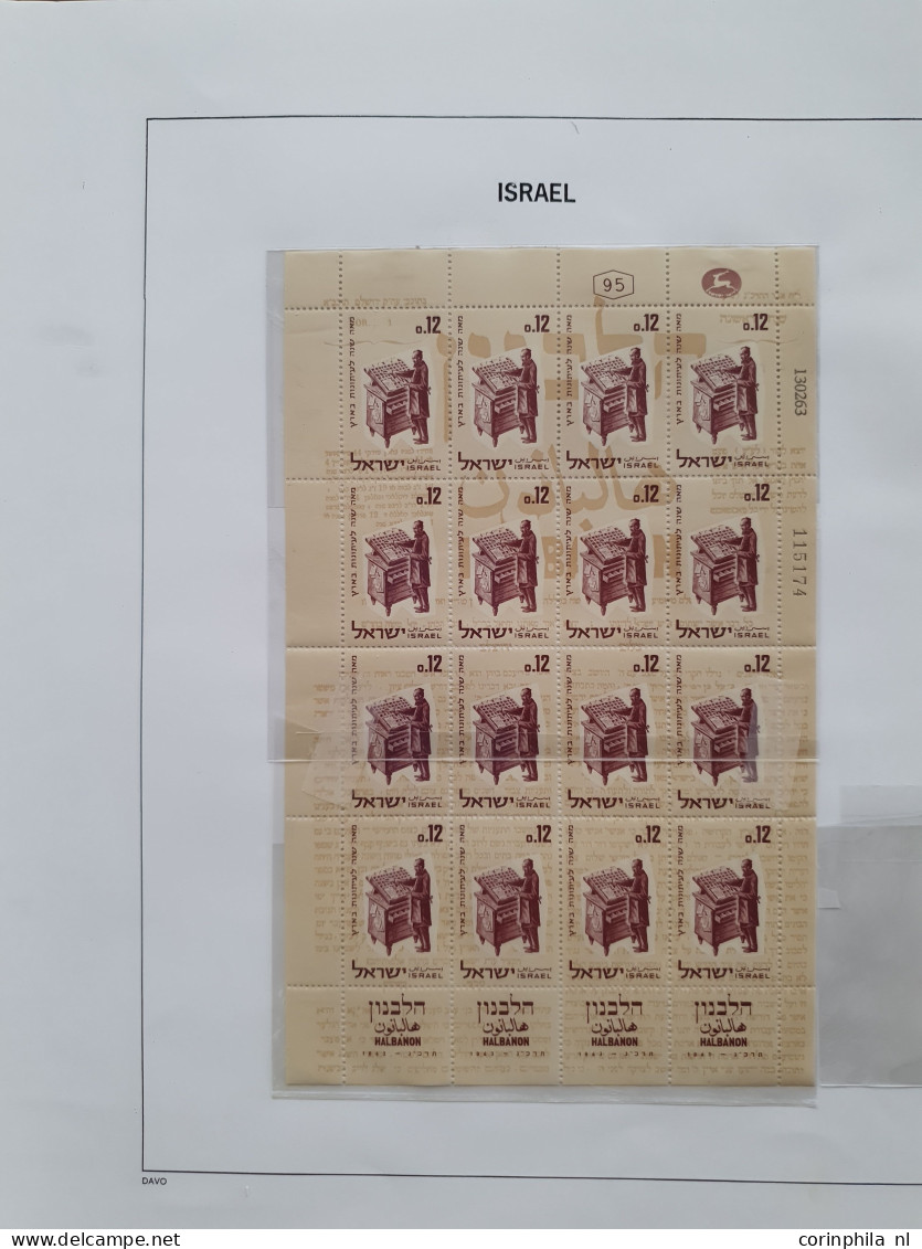 1948-1985, collection used and */** with a.o. Mi. nrs. 7-9 (without tab) in Davo album