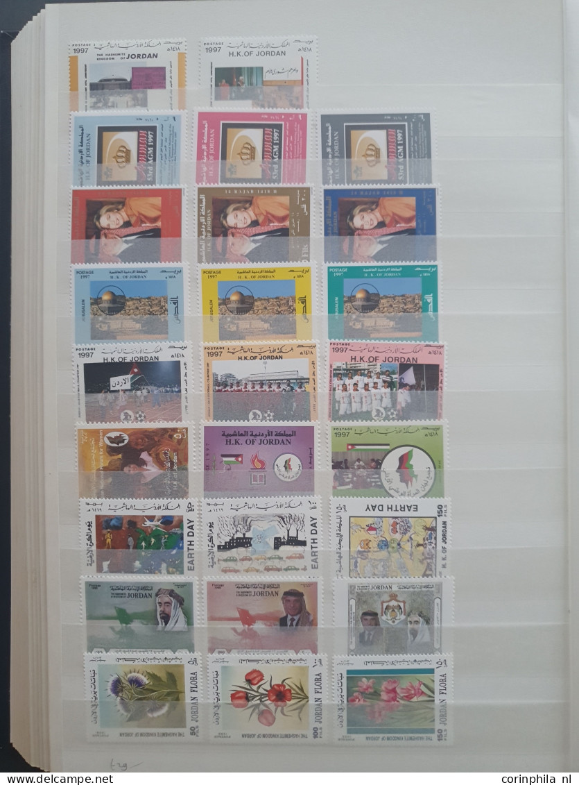 1920 - 2003 collection and stock */** with better items (Transjordan SG 199a * 2x, SG 571-578 imperf **, Birds set SG 62