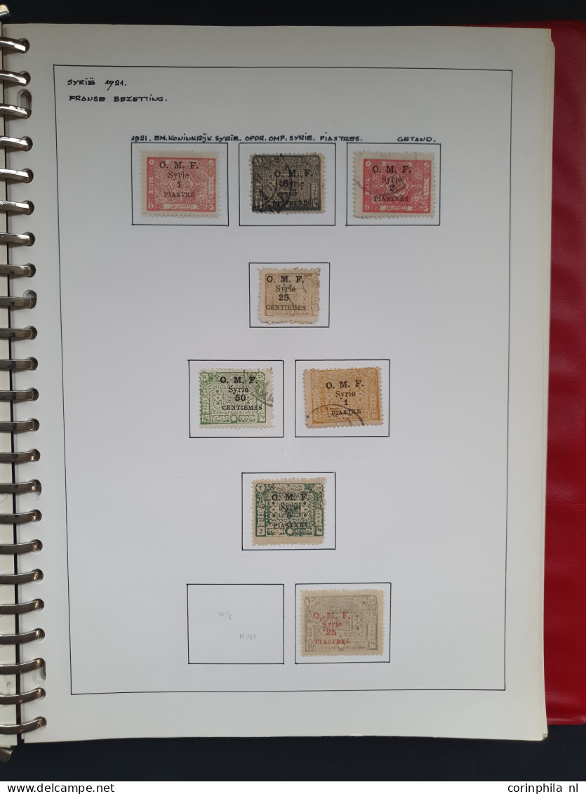 1920-1987, collection used and * with better sets and stamps in 2 ringbinders