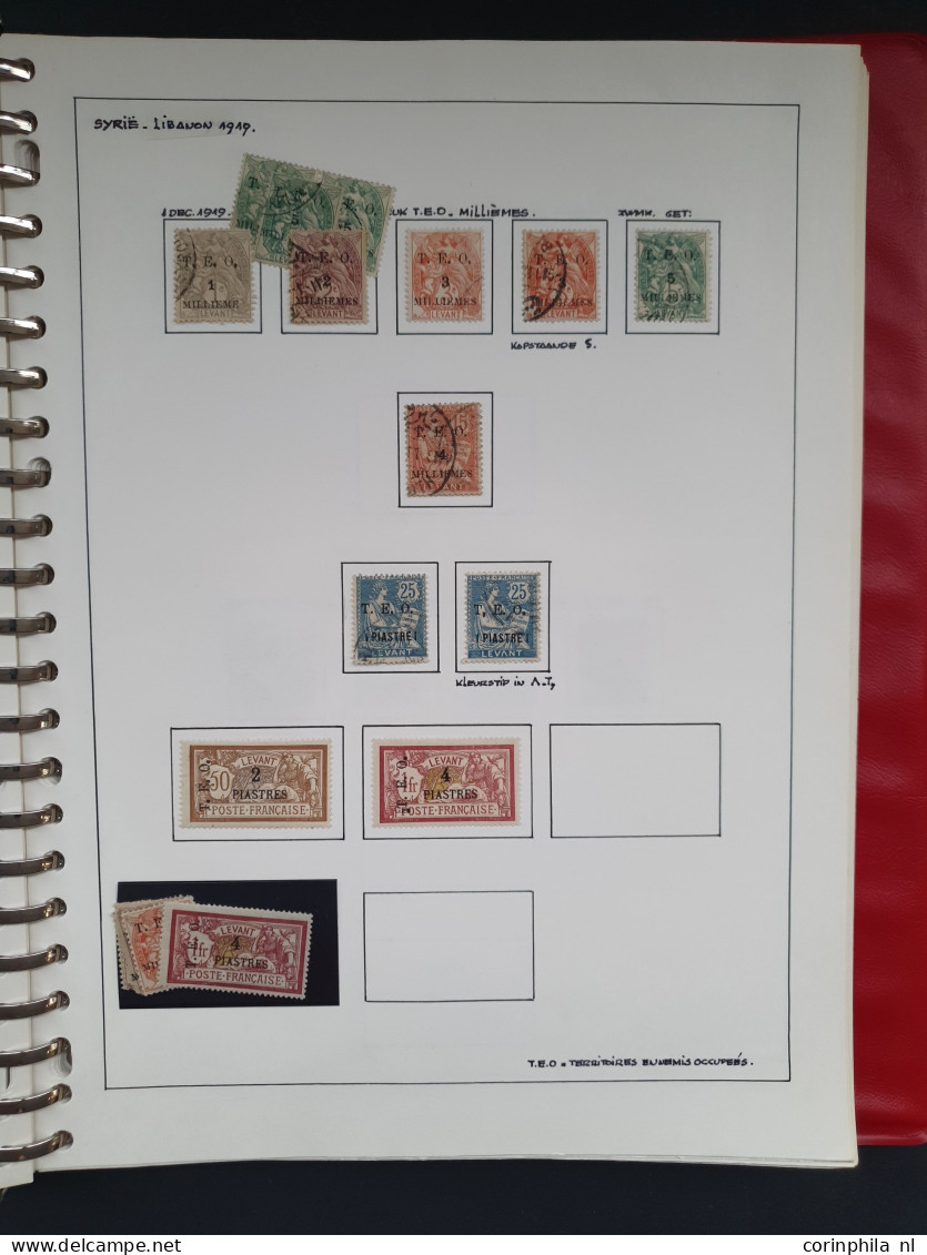 1920-1987, collection used and * with better sets and stamps in 2 ringbinders