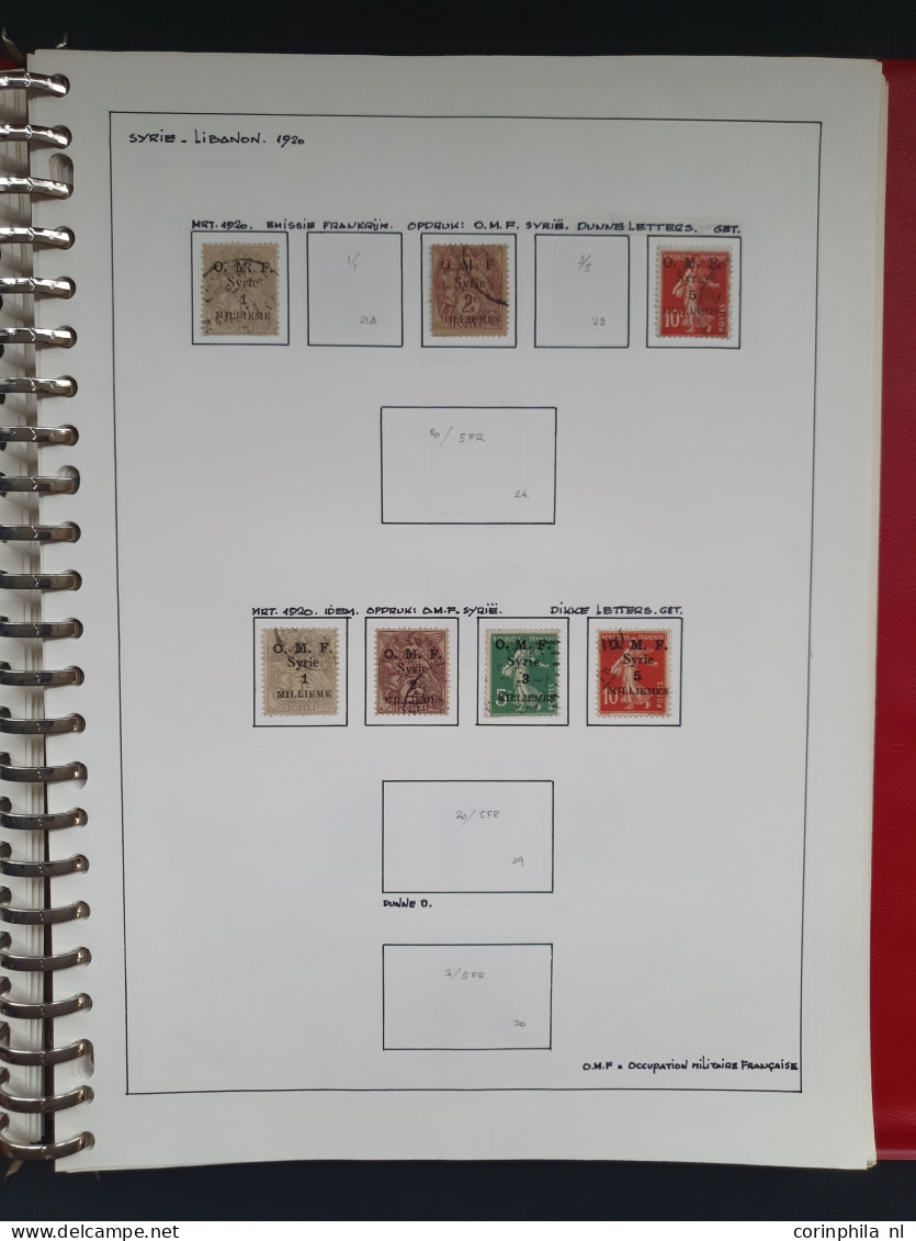 1920-1987, collection used and * with better sets and stamps in 2 ringbinders