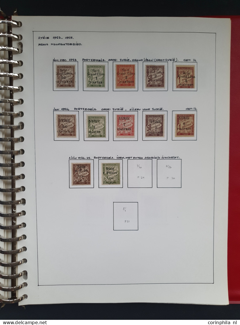 1920-1987, collection used and * with better sets and stamps in 2 ringbinders