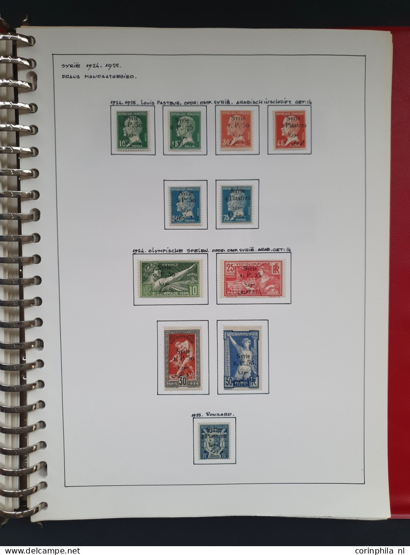 1920-1987, collection used and * with better sets and stamps in 2 ringbinders